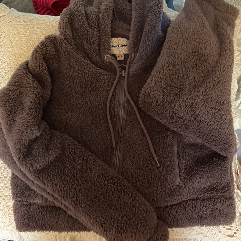 Harlow Brown Fluffy Sweater
